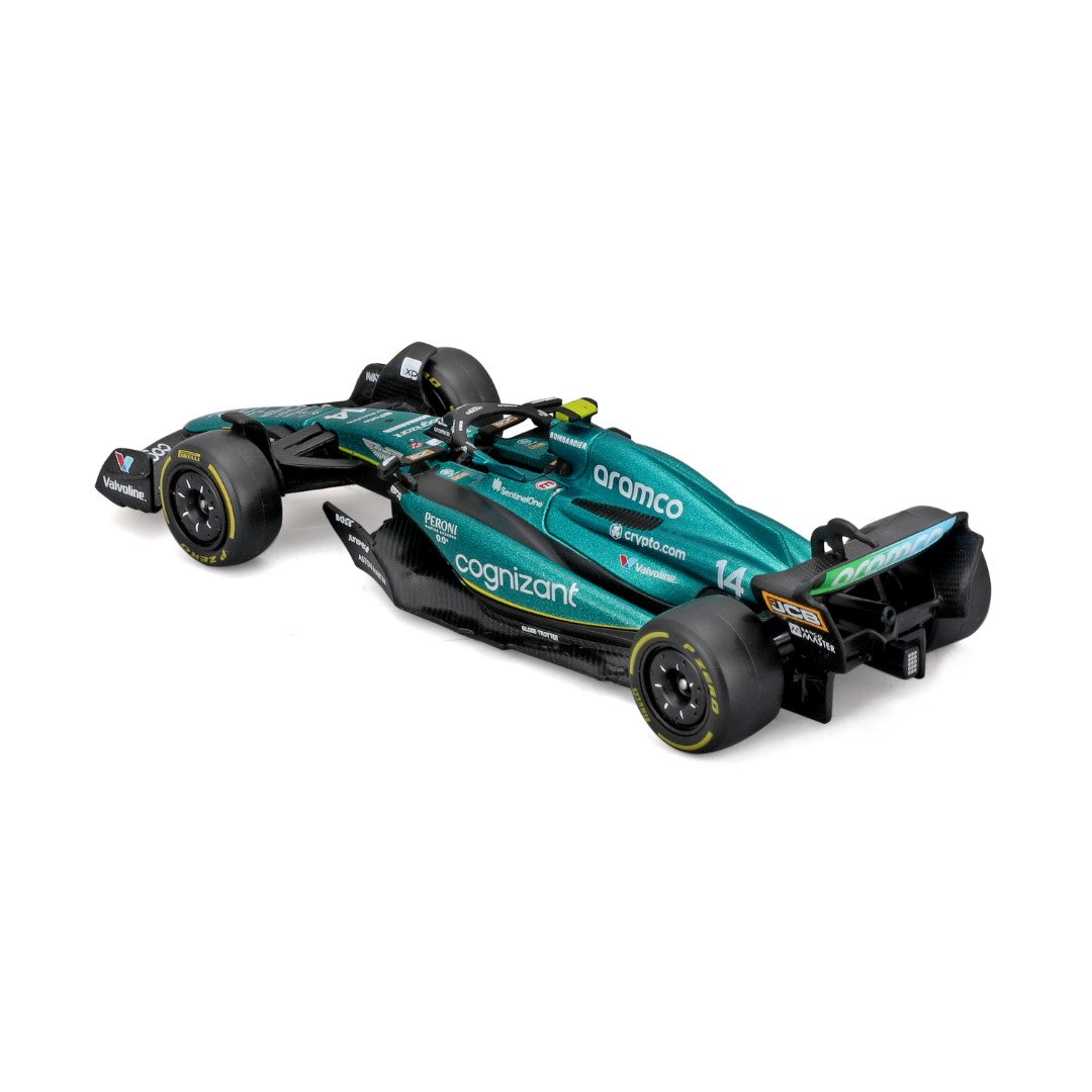 *18-38190A Bburago Race - Aston Martin AMR23 #14 (Alonso) - Scala 1:43