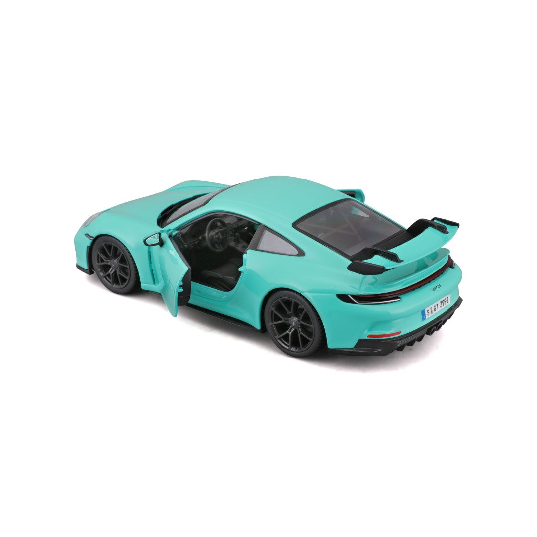 *18-21104 Bburago - Porsche 911 GT3, verde menta - Scala 1:24