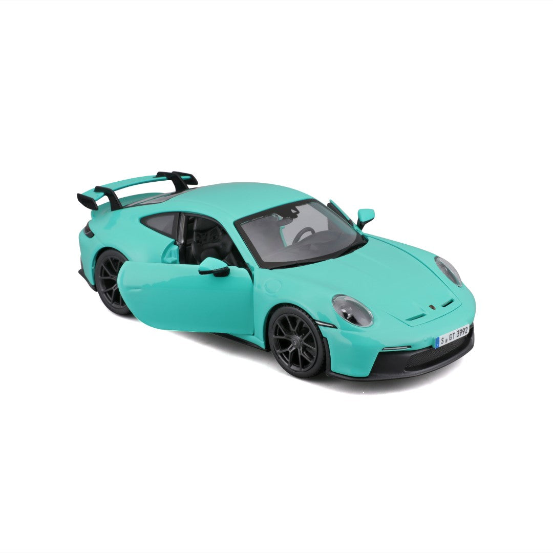 *18-21104 Bburago - Porsche 911 GT3, verde menta - Scala 1:24