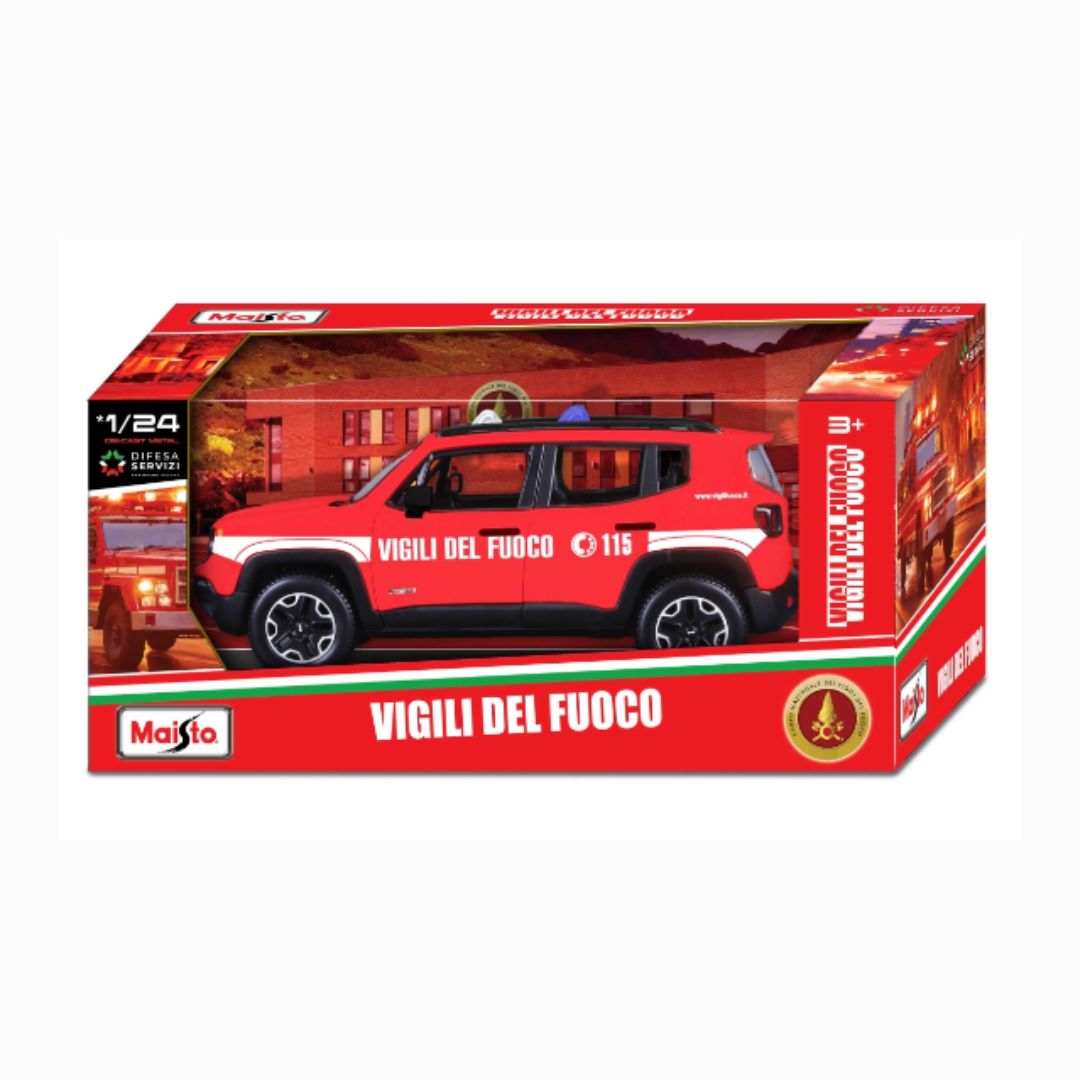 *31520V Bburago Maisto - Jeep Renagade Vigili del Fuoco - Scala 1:24