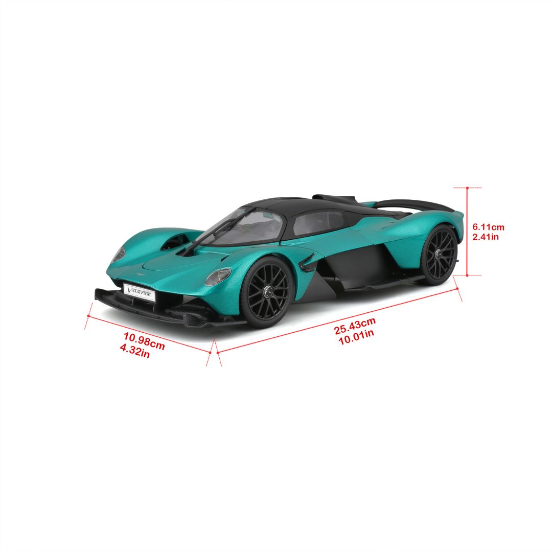 *31465 Bburago Maisto - Aston Martin Valkyrie (2022), verde o argento