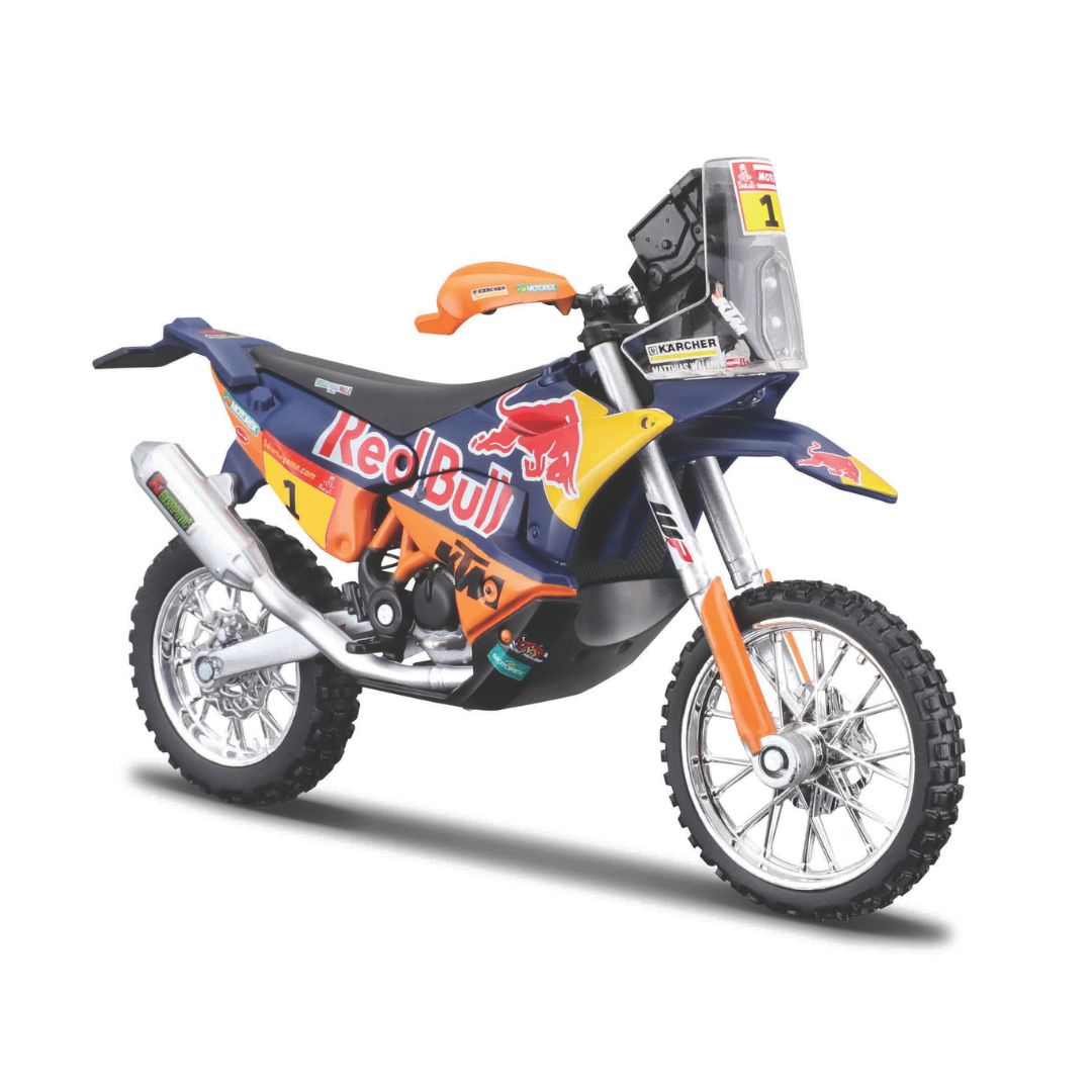 *18-51070 Bburago Race - KTM 450 - Scala 1:18 - Moto da Rally a scelta