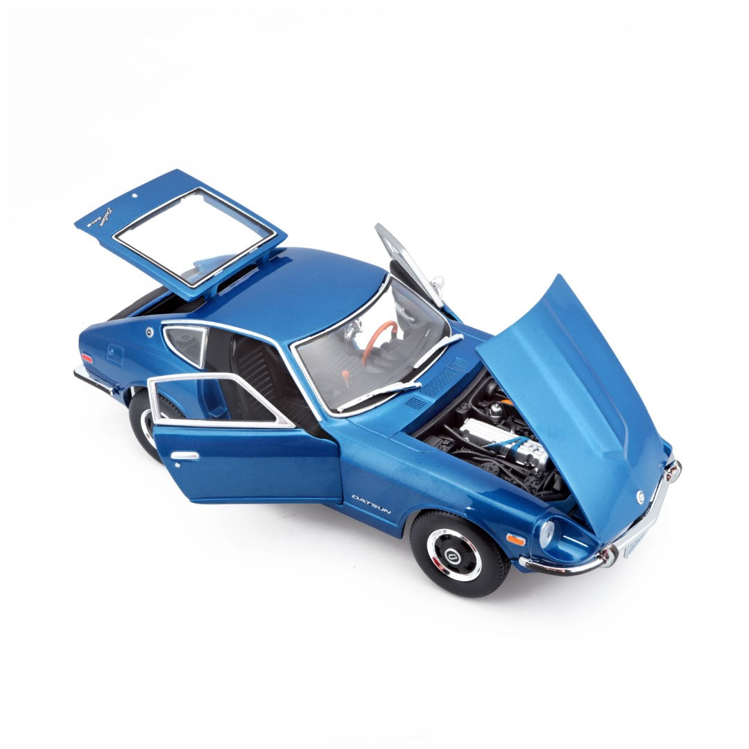 31170 BU Bburago Maisto - Datsun 240Z (1971), blu - Scala 1:18