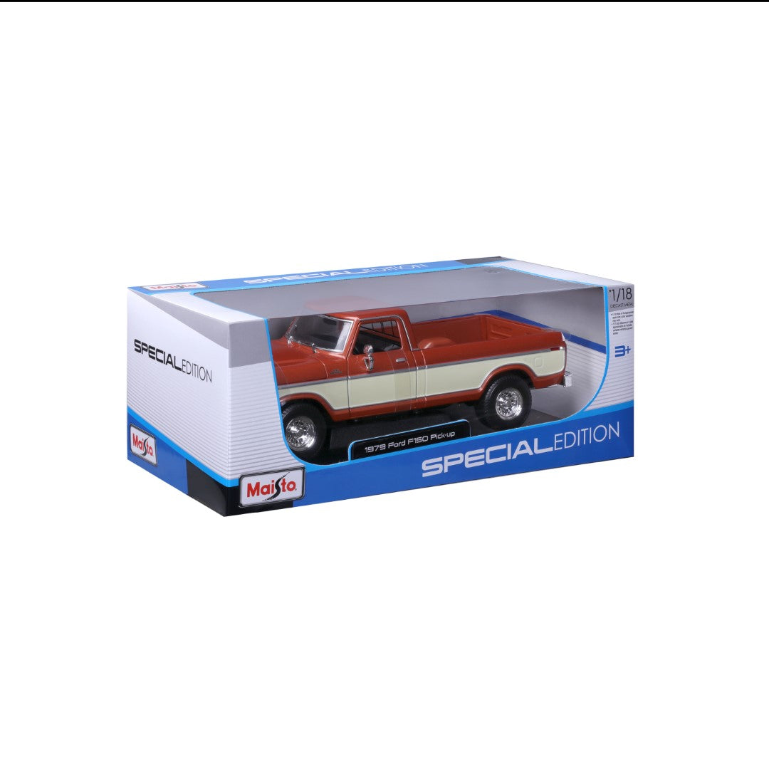 31462 BN Bburago Maisto - Ford F150 Pick-up (1979), marrone - 1:18