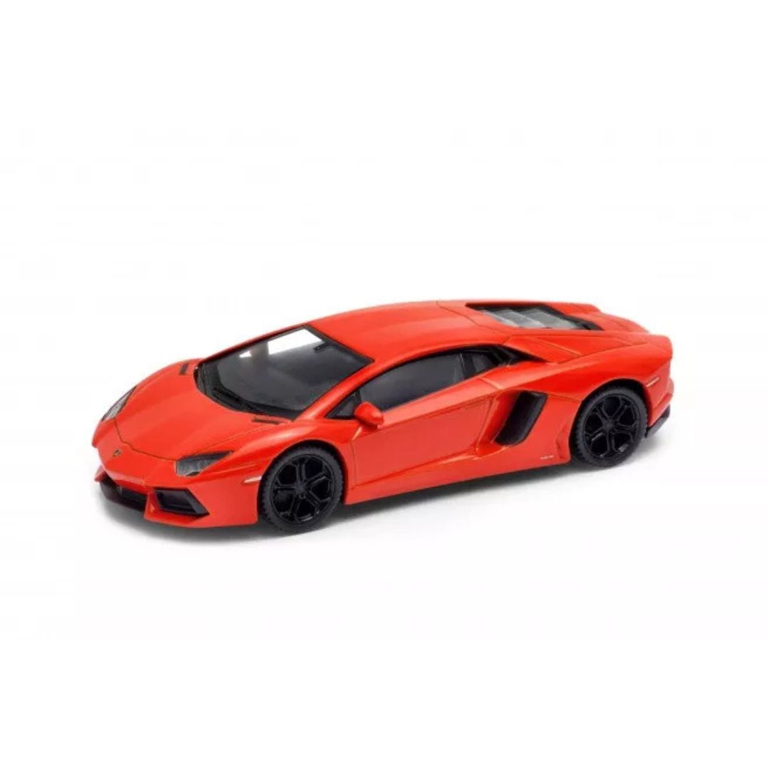 002 Bbburago - Street Fire Lamborghini Aventador Coupè, arancione - Scala 1:43