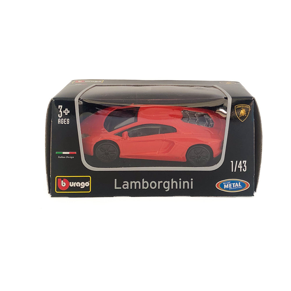 002 Bbburago - Street Fire Lamborghini Aventador Coupè, arancione - Scala 1:43