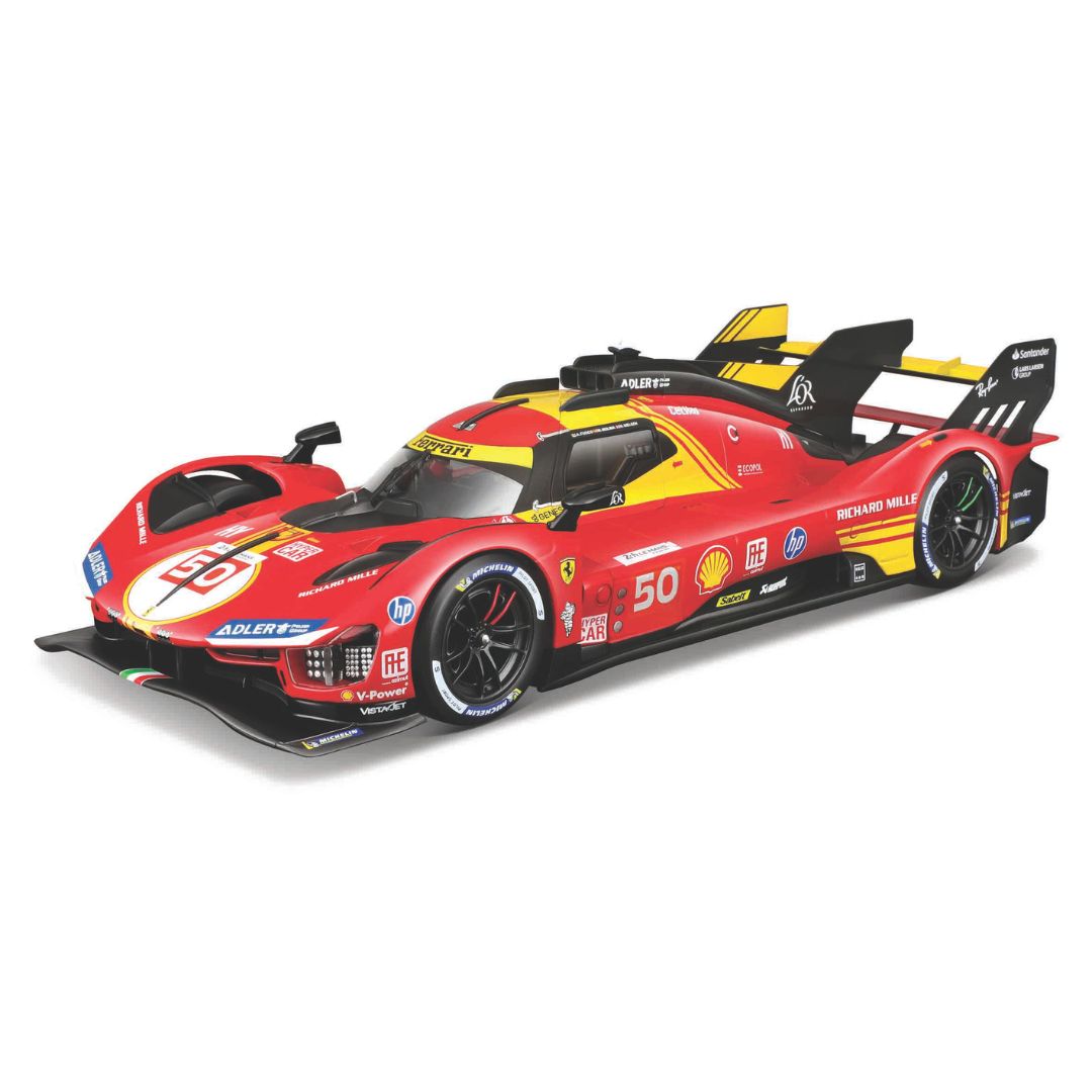 *18-16303 Bburago Racing - Ferrari 499LMH #50 - 24h Le Mans Champion - 1:18