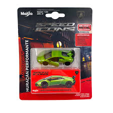 15705 Bburago Maisto - Speed Icon: Lamborghini Huracan Performante, verde - 1:64