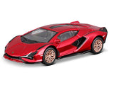 15706 Bburago Maisto - Speed Icon: Lamborghini Sian FKP 37, rossa - Scala 1:64