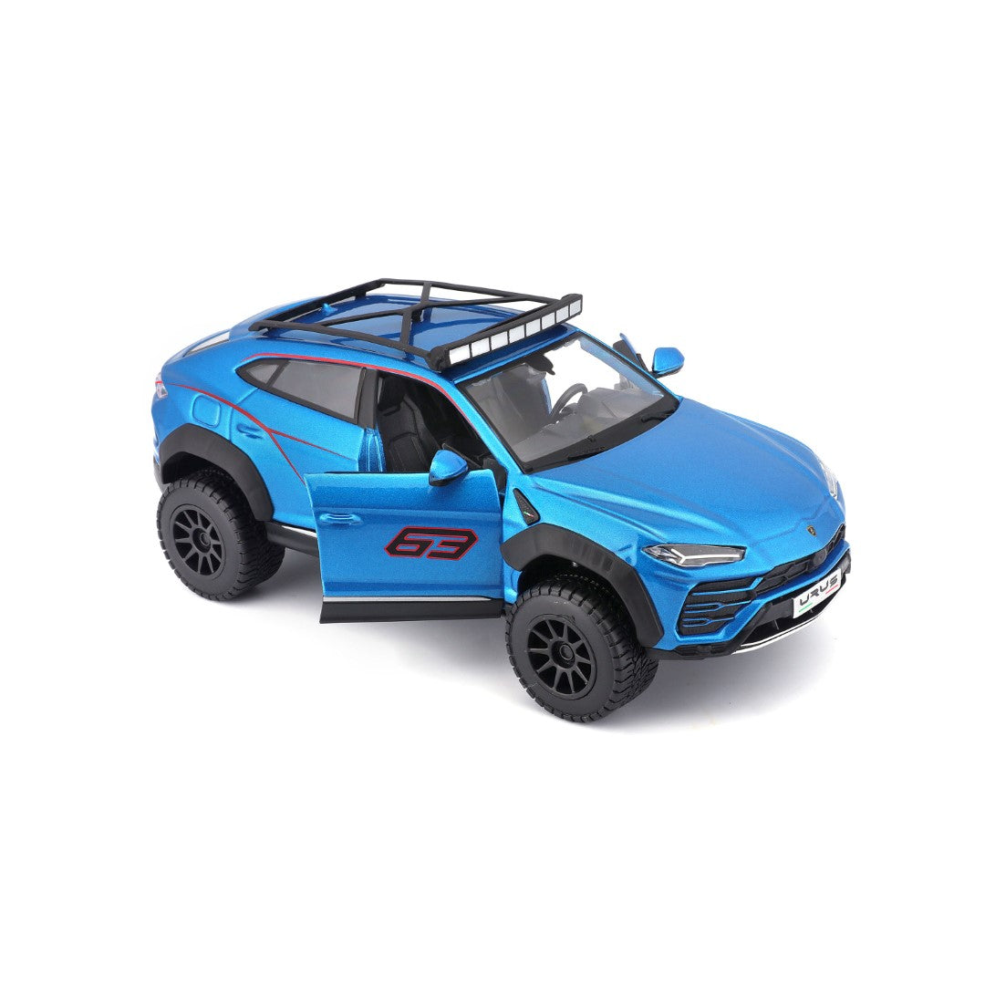 32533 Bburago Maisto - Off-Road Series: Lamborghini Urus, blu - Scala 1:24