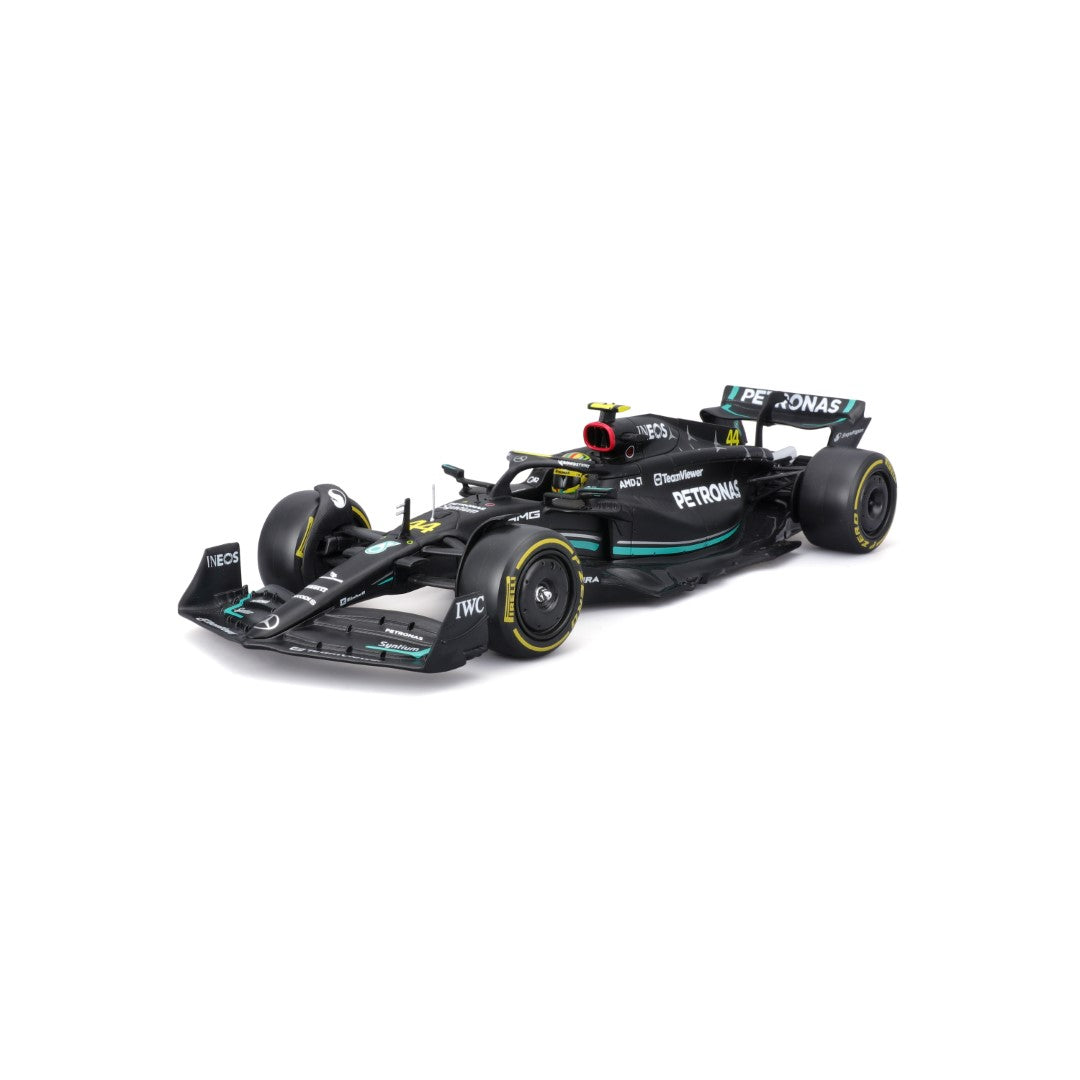 18-28028 Bburago Race - Mercedes AMG F1 W14 E Performance #44 - 1:24