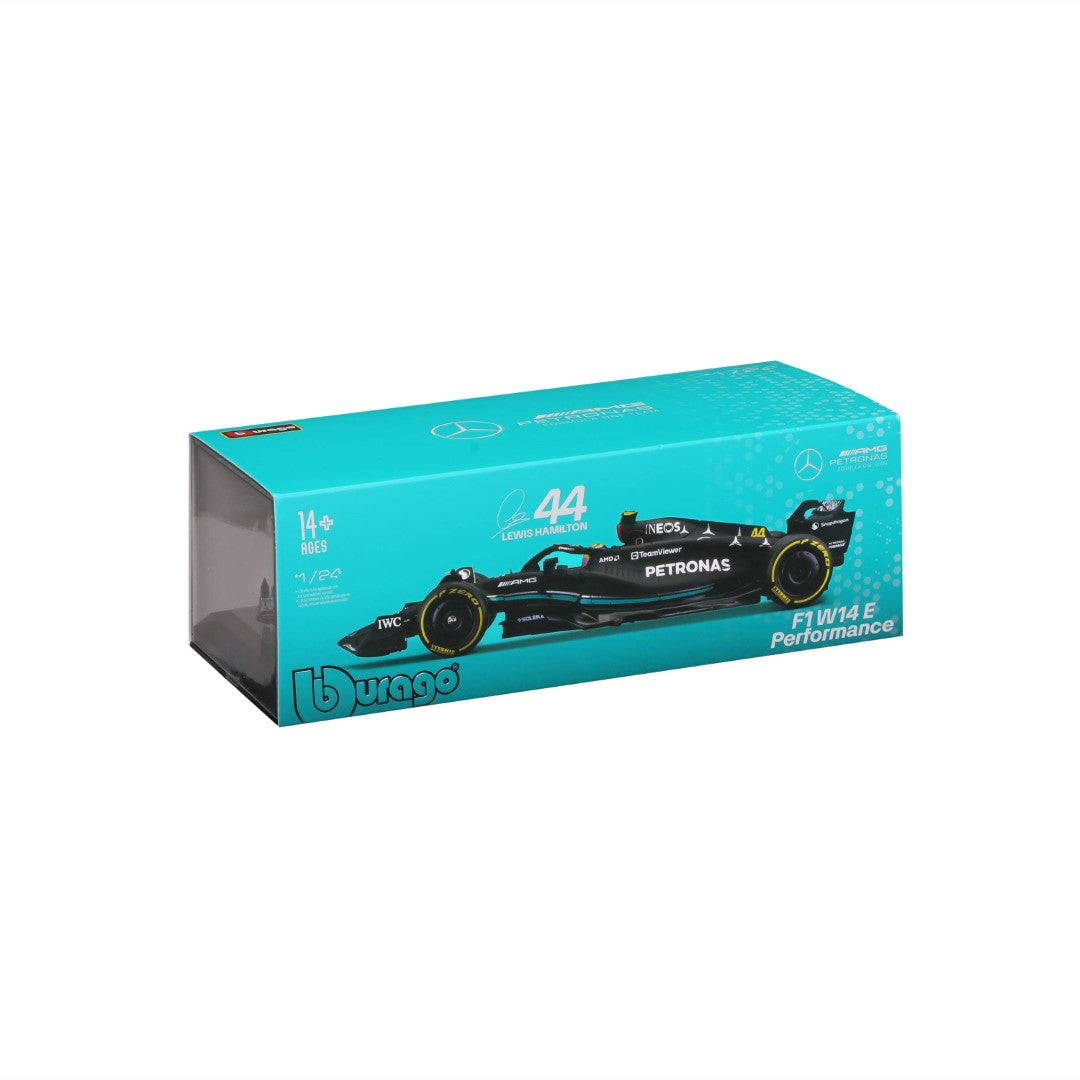 18-28028 Bburago Race - Mercedes AMG F1 W14 E Performance #44 - 1:24