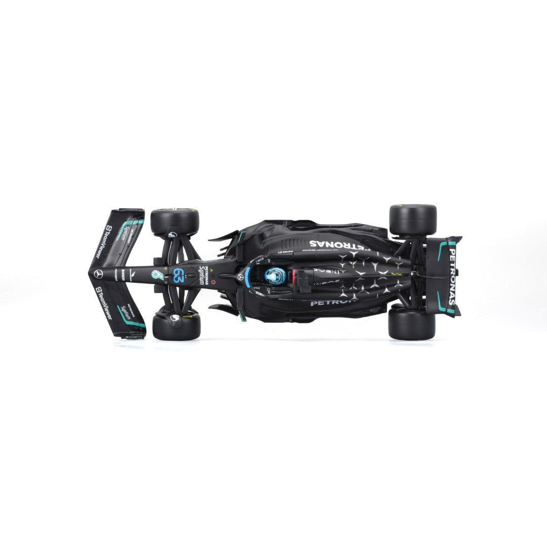 18-28028 Bburago Race - Mercedes AMG F1 W14 E Performance #63 - 1:24