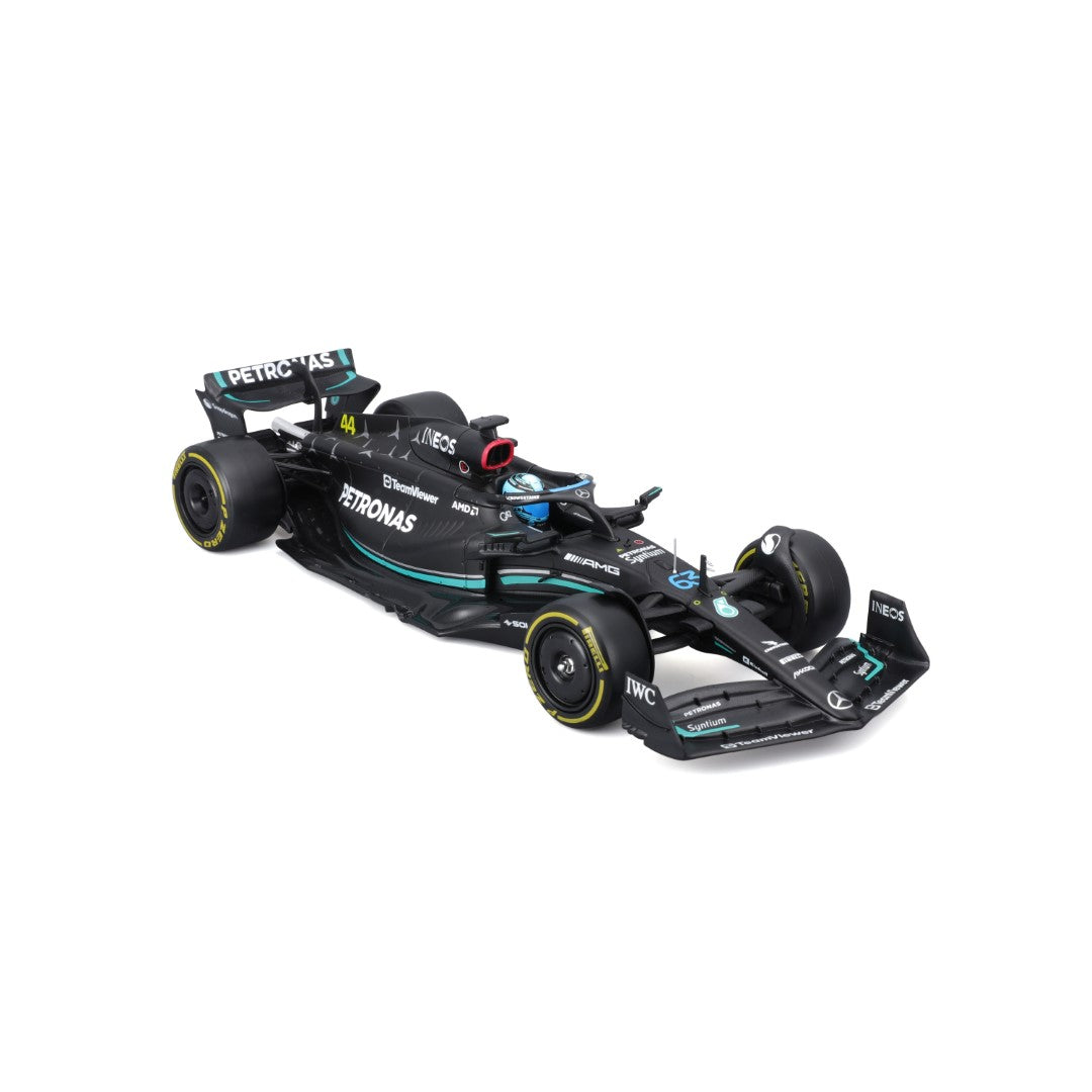 18-28028 Bburago Race - Mercedes AMG F1 W14 E Performance #63 - 1:24