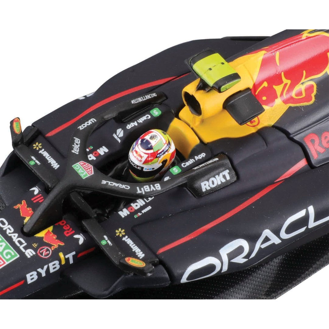 18-38083 Bburago Race - Red Bull Racing RB19 #11, con casco - 1:43