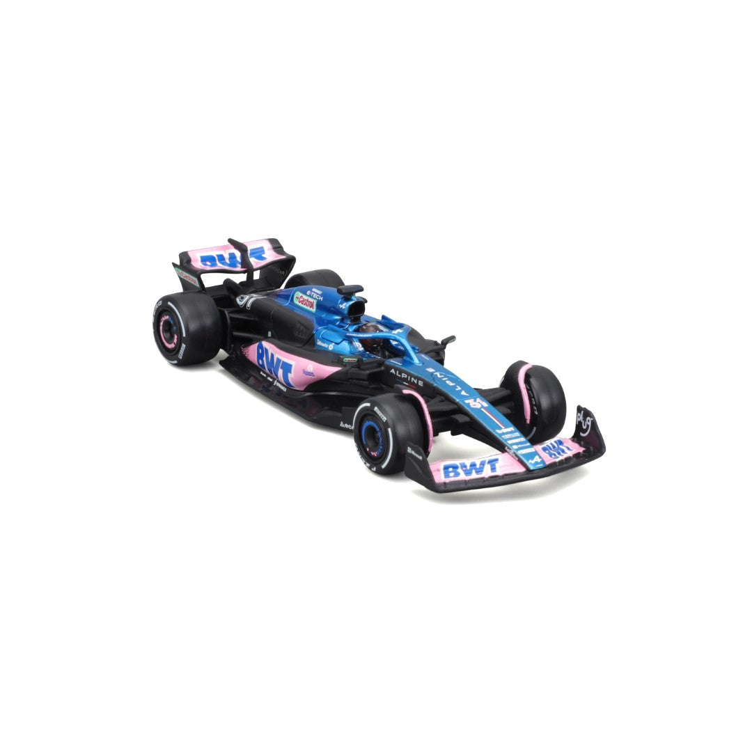 18-38073 Bburago Race - BWT Alpine F1 Team A523 #31, con casco - 1:43