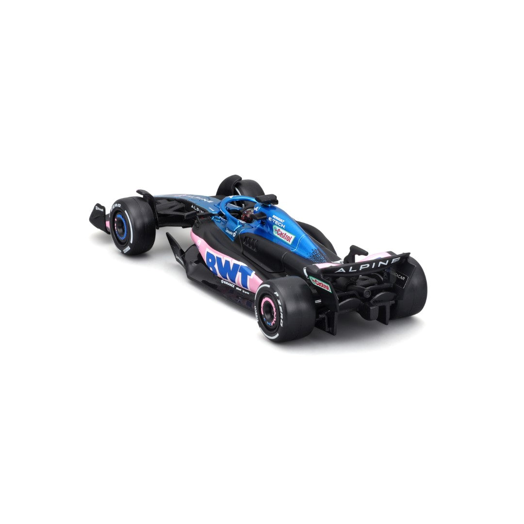 18-38073 Bburago Race - BWT Alpine F1 Team A523 #31, con casco - 1:43