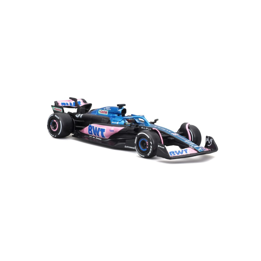 18-38073 Bburago Race - BWT Alpine F1 Team A523 #31, con casco - 1:43