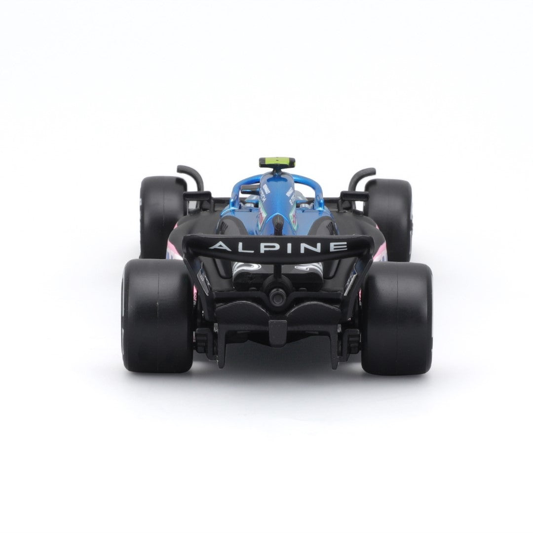 18-38073 Bburago Race - BWT Alpine F1 Team A523 #10, con casco - 1:43