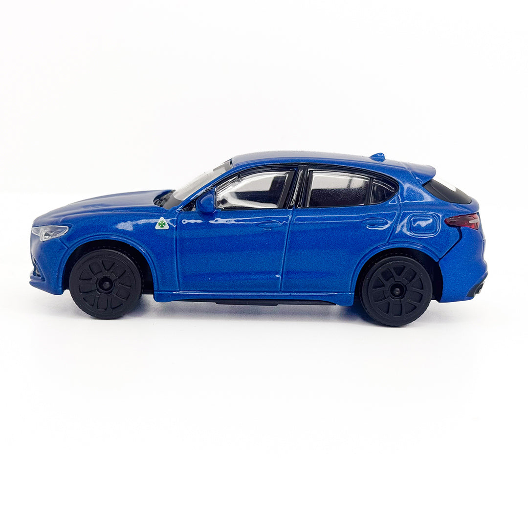 01277 Bburago Street Fire - Alfa Romeo Stelvio, blu - Scala 1:43