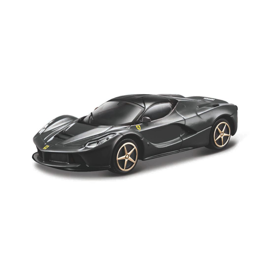 18-36000 Bburago Ferrari Race&Play - Ferrari LaFerrari, nera - Scala 1:43