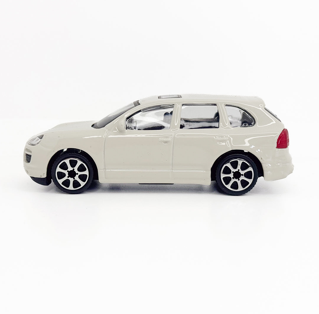 18-30217 Bburago Street Fire - Porsche Cayenne, bianca - Scala 1:43