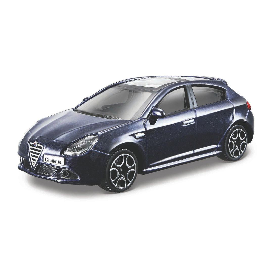 18-30223 Bburago Street Fire - Alfa Romeo Giulietta, blu - Scala 1:43