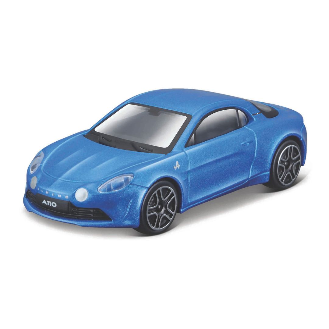 18-30407 Bburago Street Fire - Alpine A110 (2018), blu - Scala 1:43