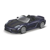 18-30472 Bburago Street Fire - Porsche 718 Spyder RS, blu - Scala 1:43