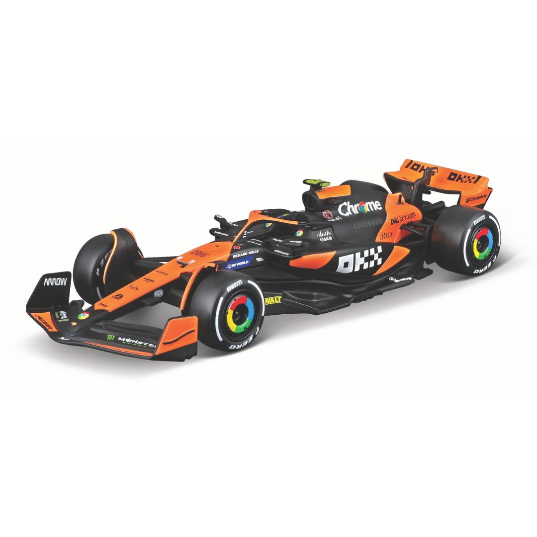 18-38215N Bburago - McLaren F1 Team MCL38 #4 (Norris), con casco -1:43