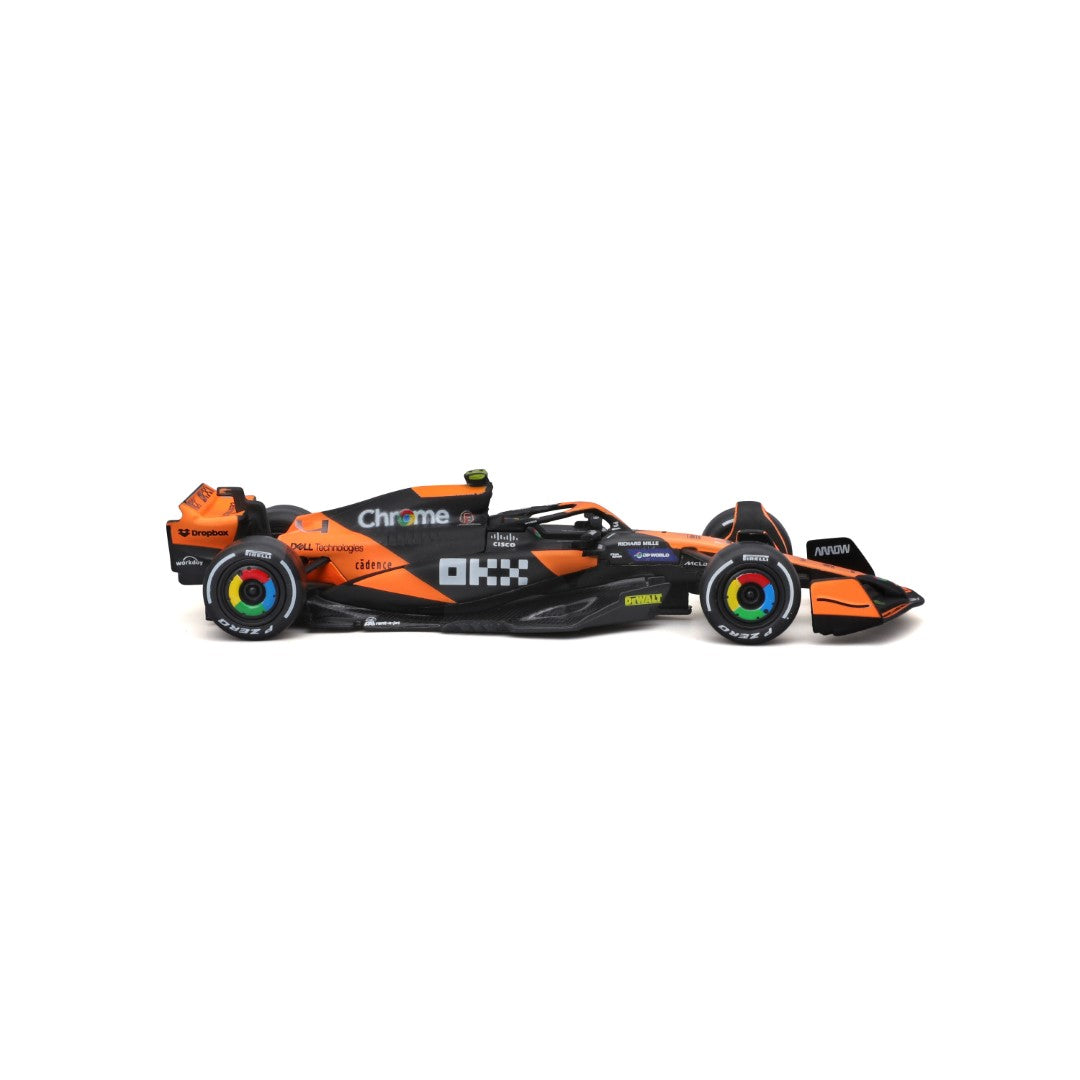 18-38214N Bburago Race - McLaren F1 MCL38 #4 (Norris) - Scala 1:43