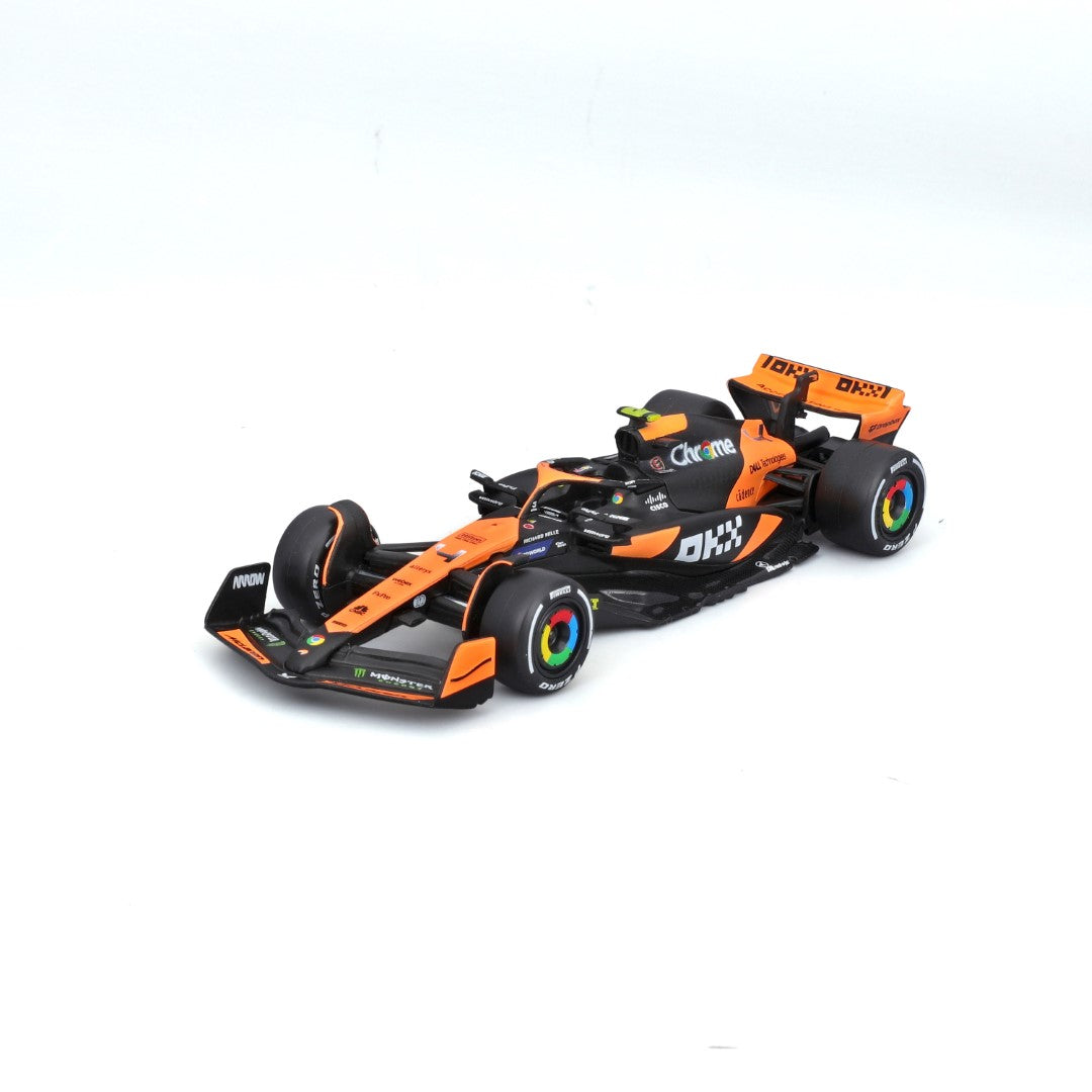 18-38214N Bburago Race - McLaren F1 MCL38 #4 (Norris) - Scala 1:43