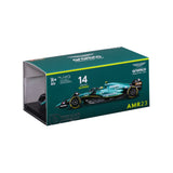 18-38091A Bburago - Aston Martin AMR23 #14 (Alonso), con casco - 1:43