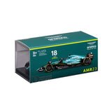 18-38091A Bburago - Aston Martin AMR23 #18 (Stroll), con casco - 1:43