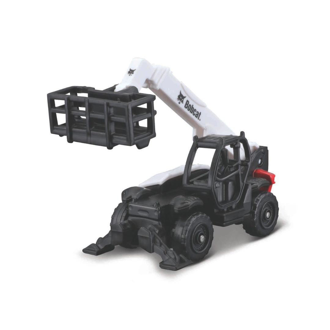 15531 Bburago - Mini Work Machines: Bobcat sollevatore con forca