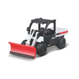 15531 Bburago - Mini Work Machines: Bobcat con pala da neve