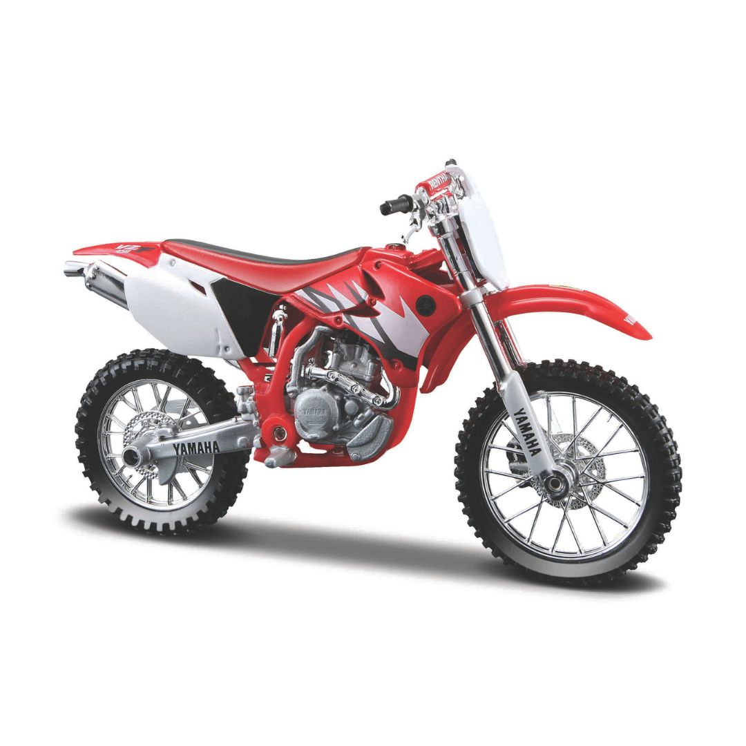 *34007 Bburago Maisto - Yamaha YZ450F,  rossa - Scala 1:18
