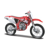 *34007 Bburago Maisto - Yamaha YZ450F,  rossa - Scala 1:18