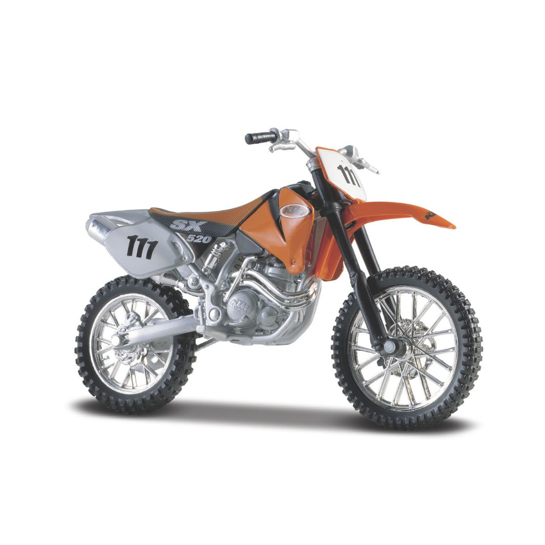 *34007 Bburago Maisto - KTM 520SX,  arancione - Scala 1:18