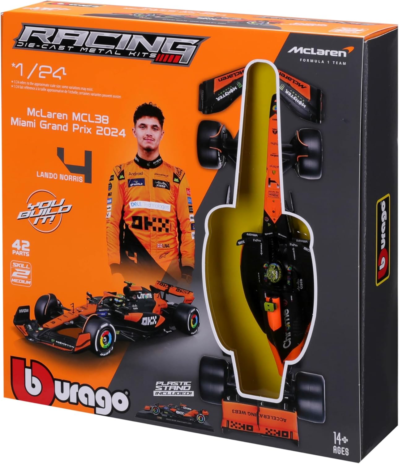 * 18-28504 MODEL KIT MCLAREN MCL38 20241:24 Norris Formula 1 da Assemblare