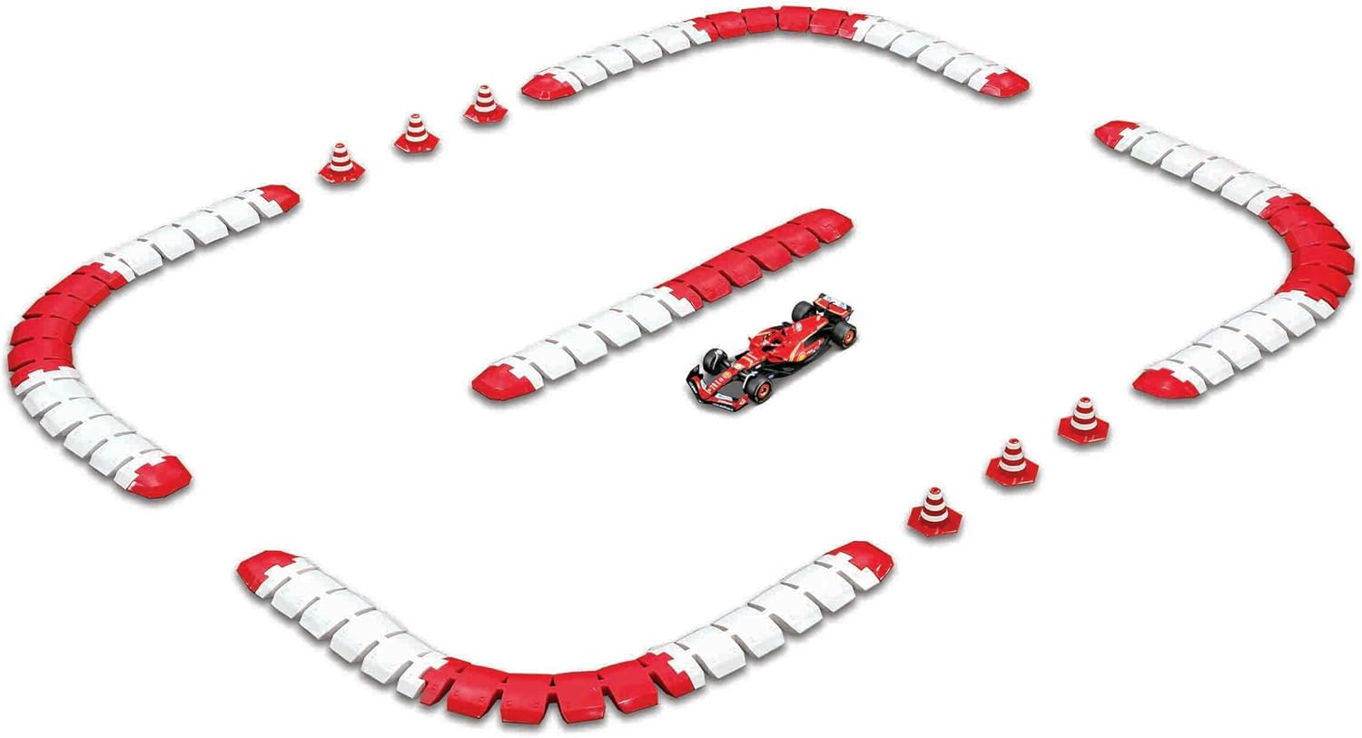 82671RC RC FORMULA Racing Ferrari SF-24 diecast 1:41 con TRACCIATO