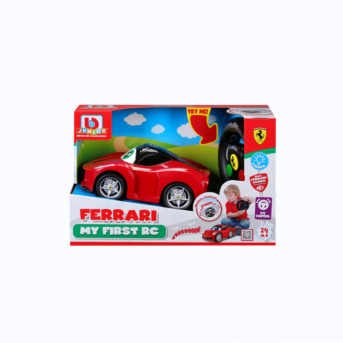 16-91002 Bburago Junior MY FIRST RC FERRARI  LaFerrari