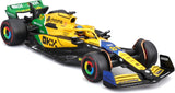 18-38215 Bburago McLaren F1 Team MCL38 #81 Piastri con casco Monaco Gran Prix 24