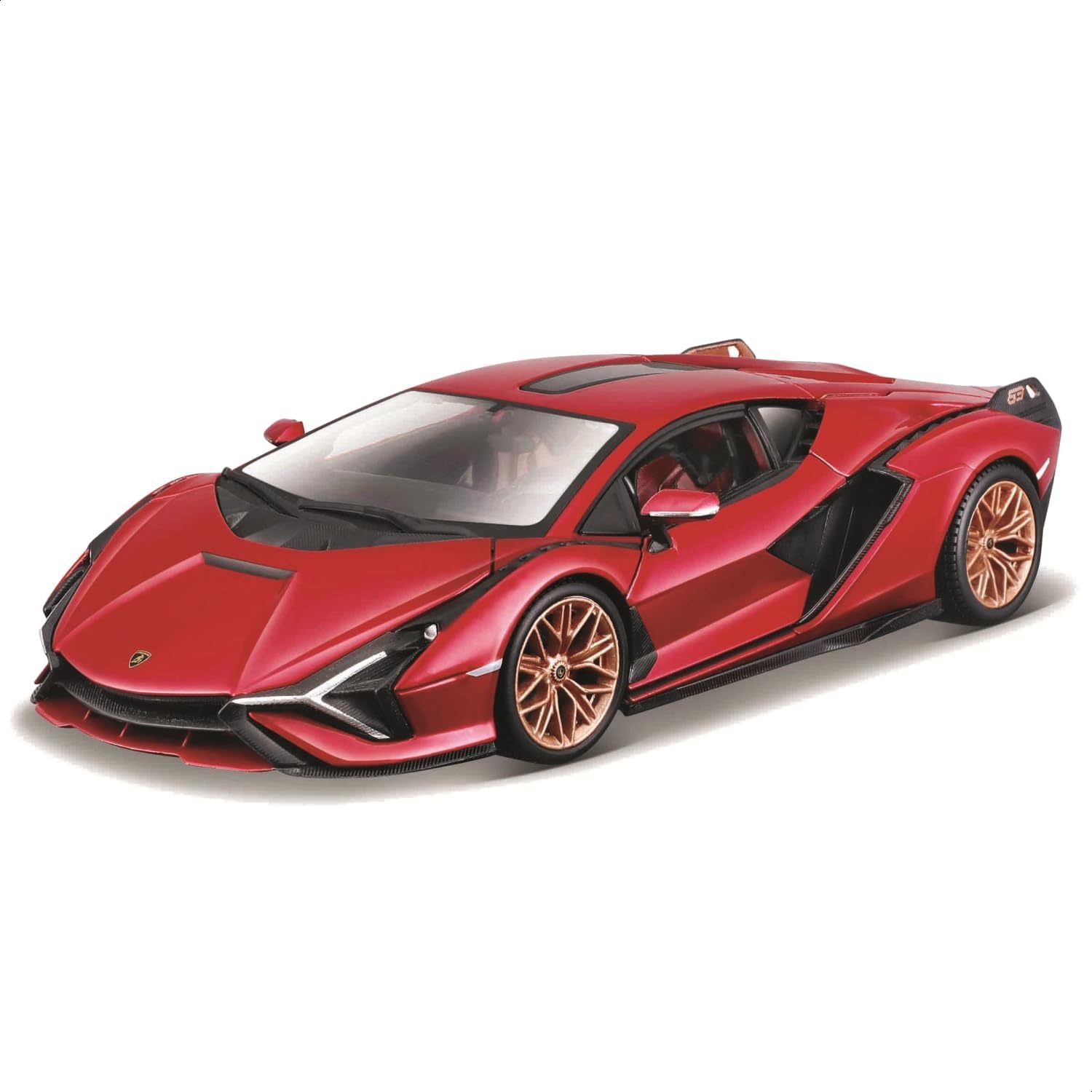 18-21102  RD Bburago - Lamborghini Sian FKP 37, rossa - Scala 1:24
