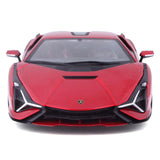 18-21102  RD Bburago - Lamborghini Sian FKP 37, rossa - Scala 1:24