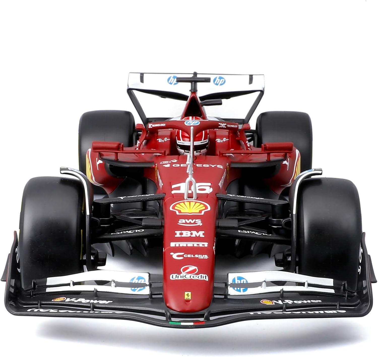 18-16816L F1 Bburago Ferrari SF-25 F1 2025 #16 Leclerc Modello Diecast 1:18