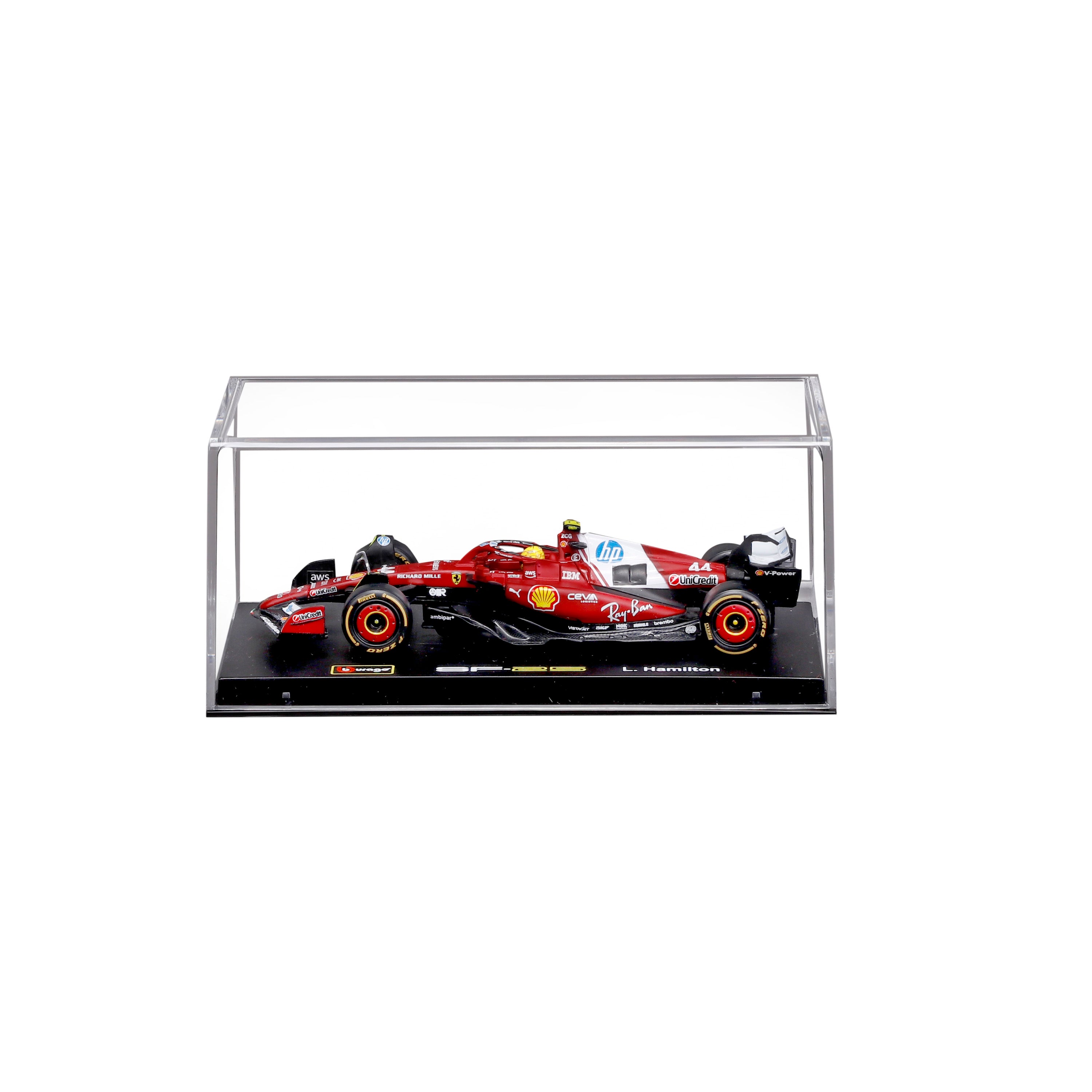 18-36852H F1 Ferrari SF-25 #44 Hamilton w/helmet - 1:43