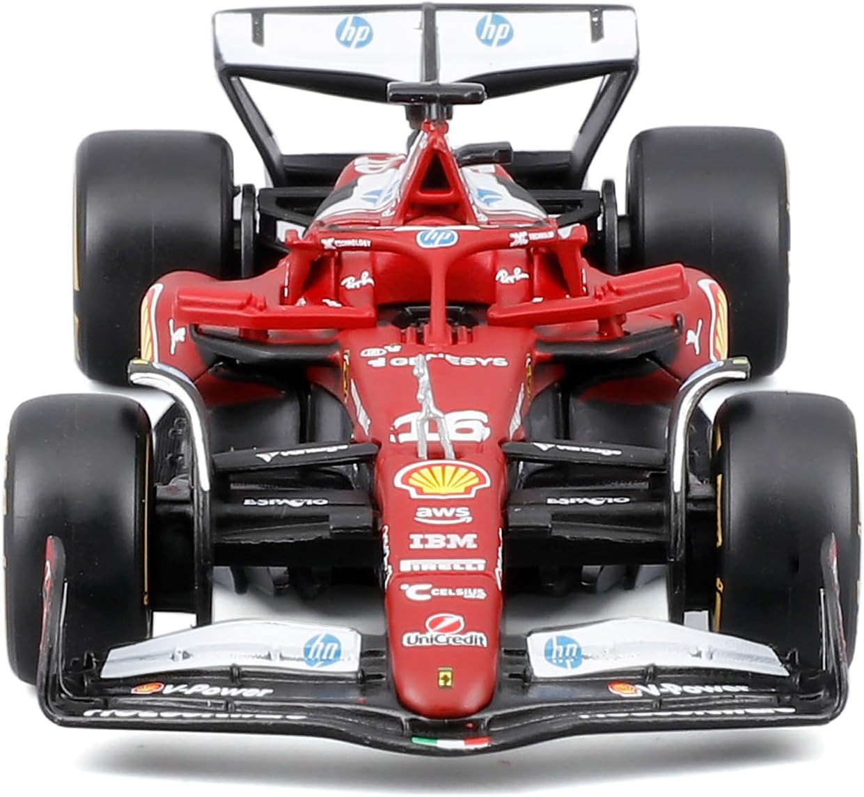 18-36853L Bburago Ferrari SF-25 F1 2025 #16 Leclerc Modello Diecast 1:43,