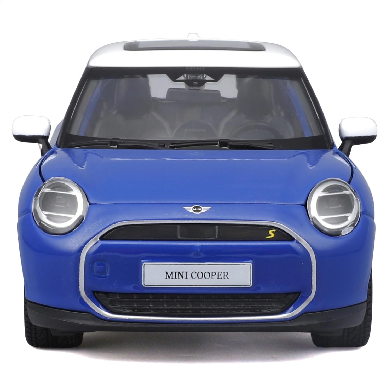 32926 2024 Bburago Maisto MINI Cooper SE 2024 J01 1:24 Blu Auto Diecast