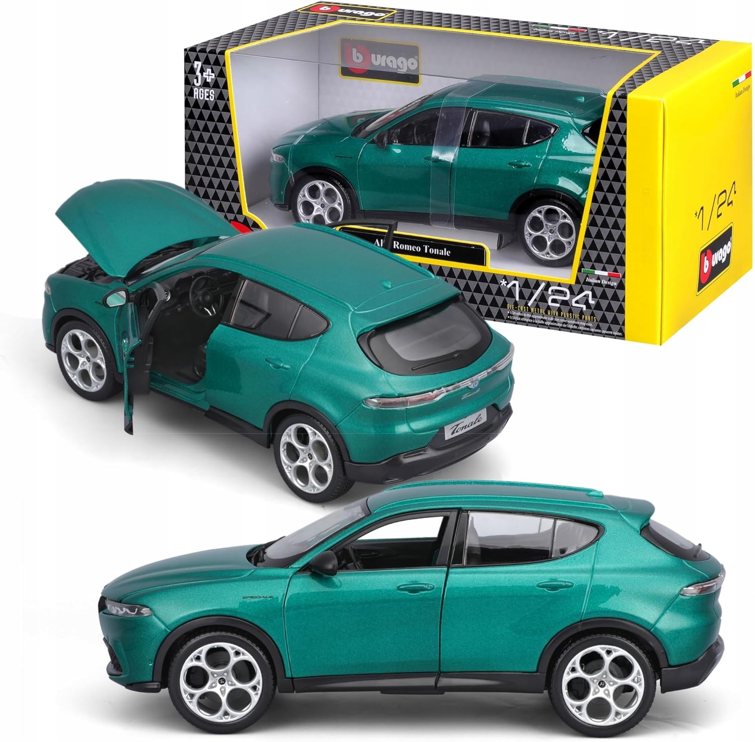 *18-21109 Bburago - Alfa Romeo Tonale Verde  - Scala 1:24